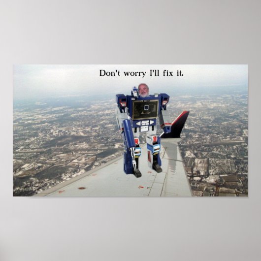 Maak je geen zorgen dat ik het zal repareren. poster (Voorkant)