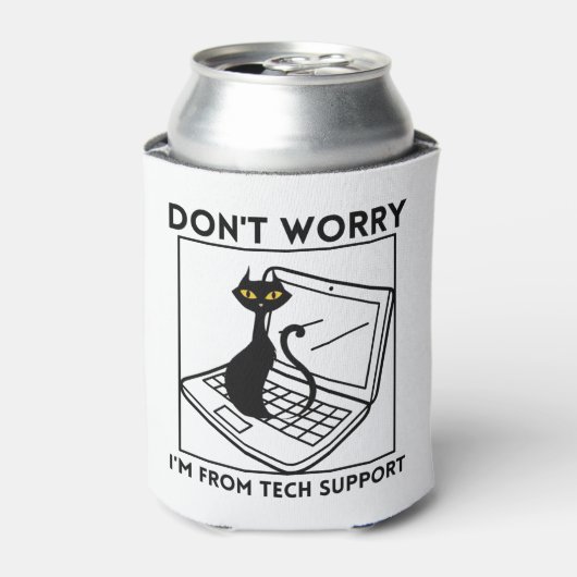 Maak je geen zorgen dat ik van de technische onder blikjeskoeler (Blikje Voorkant)