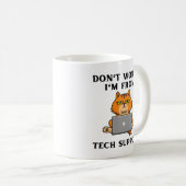 Maak je geen zorgen dat ik van de technische onder koffiemok (Voorkant rechts)