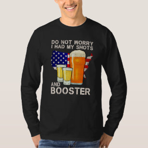 Maak je geen zorgen dat ik zowel mijn schoenen als t-shirt