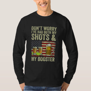 Maak je geen zorgen dat ik zowel mijn schoenen als t-shirt