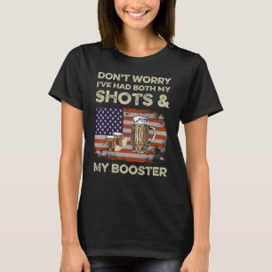 Maak je geen zorgen dat ik zowel mijn schoenen als t-shirt