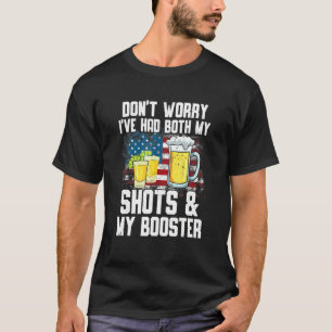 Maak je geen zorgen dat ik zowel mijn schoenen als t-shirt