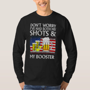 Maak je geen zorgen dat ik zowel mijn schoenen als t-shirt