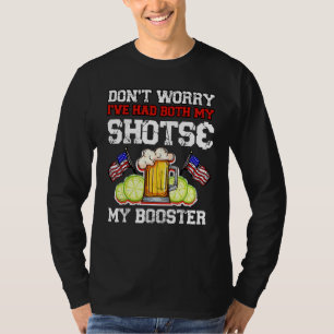 Maak je geen zorgen dat ik zowel mijn schoenen als t-shirt