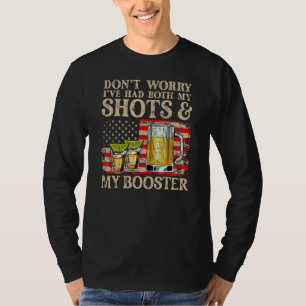 Maak je geen zorgen dat ik zowel mijn schoenen als t-shirt