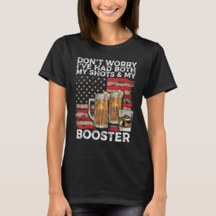 Maak je geen zorgen dat ik zowel mijn schoenen als t-shirt