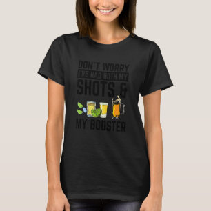 Maak je geen zorgen dat ik zowel mijn schoenen als t-shirt