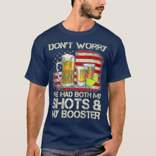 Maak je geen zorgen dat ik zowel mijn schoenen als t-shirt