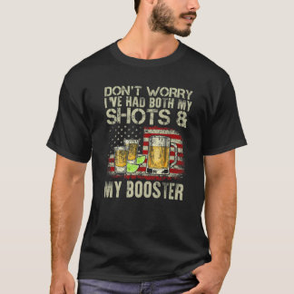 Maak je geen zorgen dat ik zowel mijn schoenen als t-shirt