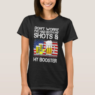 Maak je geen zorgen dat ik zowel mijn schoenen als t-shirt
