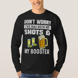 Maak je geen zorgen dat ik zowel mijn schoenen als t-shirt