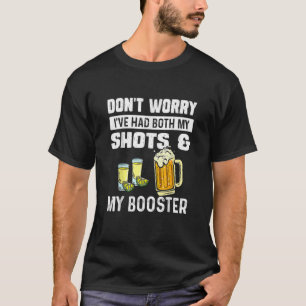 Maak je geen zorgen dat ik zowel mijn schoenen als t-shirt