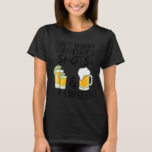 Maak je geen zorgen dat ik zowel mijn schoenen als t-shirt
