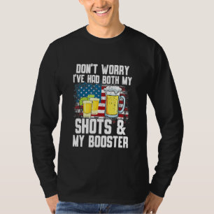 Maak je geen zorgen dat ik zowel mijn schoenen als t-shirt