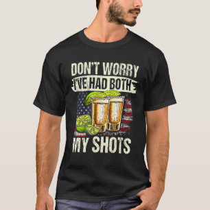 Maak je geen zorgen dat ik zowel mijn schoenen als t-shirt