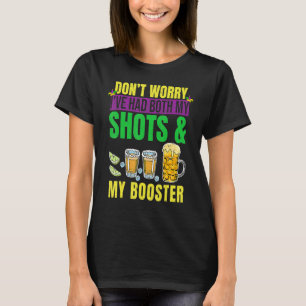 Maak je geen zorgen dat ik zowel mijn schoenen als t-shirt