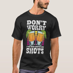Maak je geen zorgen dat ik zowel mijn schoenen als t-shirt