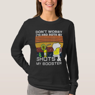 Maak je geen zorgen dat ik zowel mijn schoenen als t-shirt