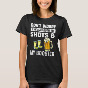 Maak je geen zorgen dat ik zowel mijn schoenen als t-shirt