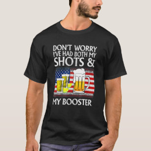 Maak je geen zorgen dat ik zowel mijn schoenen als t-shirt