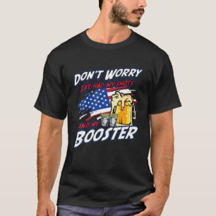 Maak je geen zorgen dat ik zowel mijn schoenen als t-shirt