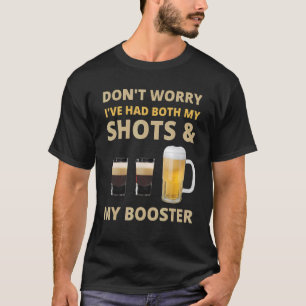 Maak je geen zorgen dat ik zowel mijn schoenen als t-shirt