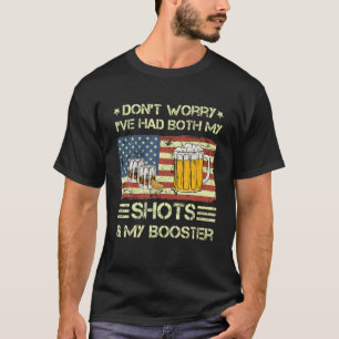 Maak je geen zorgen dat ik zowel mijn schoenen als t-shirt