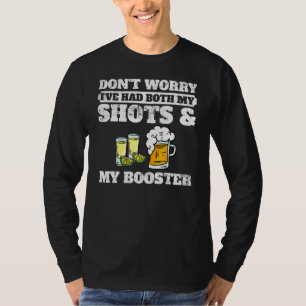 Maak je geen zorgen dat ik zowel mijn schoenen als t-shirt