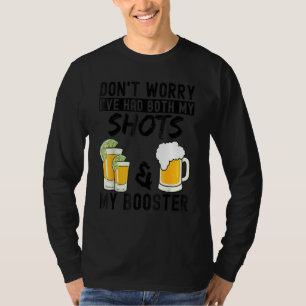 Maak je geen zorgen dat ik zowel mijn schoenen als t-shirt