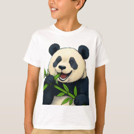 Maak je geen zorgen, eet bamboe - Panda Art T-shirt