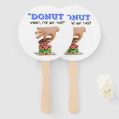 Maak je geen zorgen, ik heb dit handwaaier (Voorkant en achterkant)