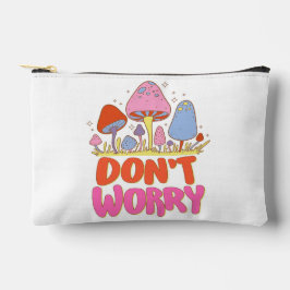 Maak je geen zorgen - Kleurrijke Kawaii-paddenstoe Etui