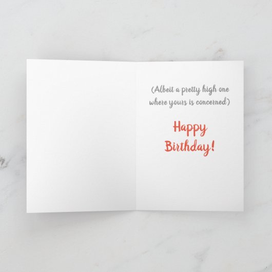 Maak je geen zorgen - leeftijd is slechts een geta kaart (Binnen)