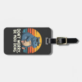 Maak je geen zorgen Moo Deng Baby Pygmy Hippo Retr Bagagelabel (Voorkant horizontaal)