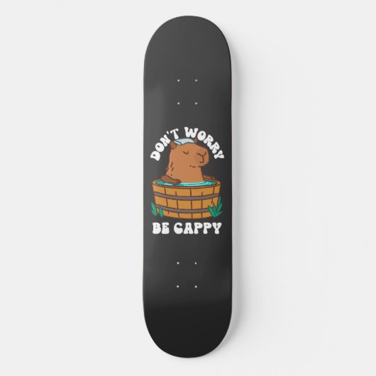 Maak je geen zorgen om Cappy Persoonlijk Skateboard (Voorkant)
