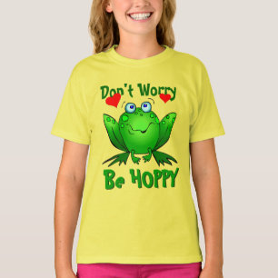 Maak je geen zorgen om de hap-achtige groene kikke t-shirt