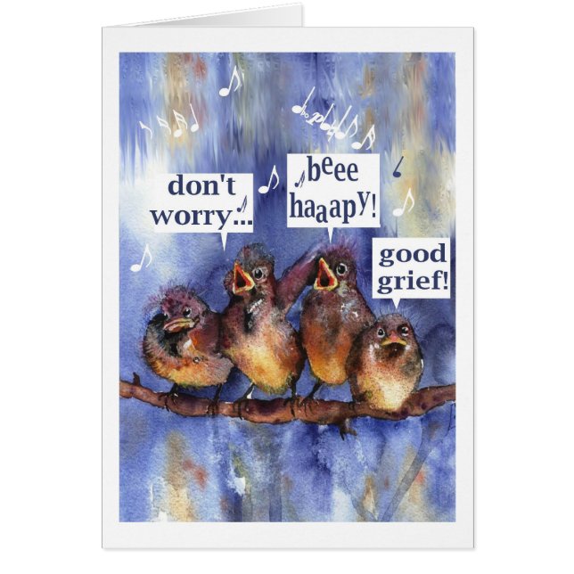 Maak je geen zorgen om gelukkig te zijn (Voorkant)