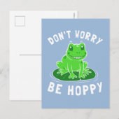 Maak je geen zorgen om Hoppy te zijn Briefkaart (Voorkant / Achterkant)