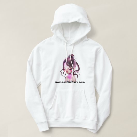 Maak je geen zorgen over BB hoodie - wit (Design voorkant)
