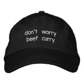 Maak je geen zorgen over beef curry pet (Voorkant)