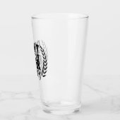 Maak je geen zorgen over bier gelukkig glas (Links)