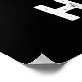 Maak je geen zorgen over Brie Happy Funny Cheese P Poster (Hoek)