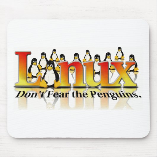 Maak je geen zorgen over de pinguïn muismat (Voorkant)