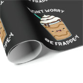 Maak je geen zorgen over Frappey Frappuccino Pun D Cadeaupapier (Rol Hoek)