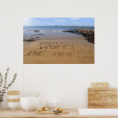 maak je geen zorgen over gelukkig poster (Keuken)