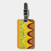 Maak je geen zorgen over Happy Art Print Design Bagagelabel (Voorkant verticaal)