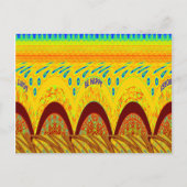 Maak je geen zorgen over Happy Art Print Design Briefkaart (Voorkant)