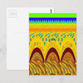 Maak je geen zorgen over Happy Art Print Design Briefkaart (Voorkant / Achterkant)