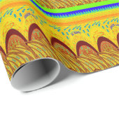 Maak je geen zorgen over Happy Art Print Design Cadeaupapier (Rol Hoek)